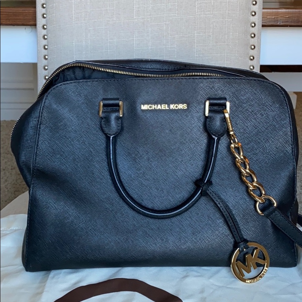 Black Michael Kors Large Purse